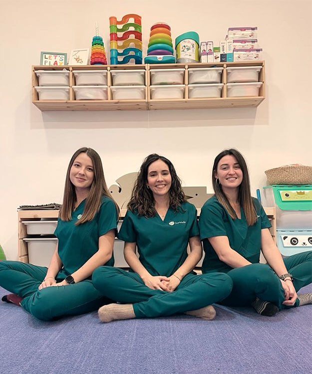 Equipo de fisioterapia infantil de Crecer sin Límites